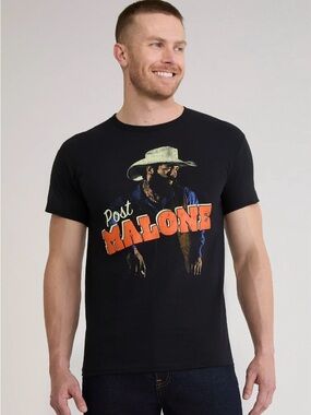 Post Malone Men's & Cotton Graphic Tee Size Small